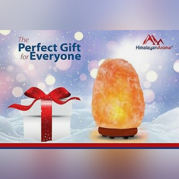 Natural Himalayan Pink Salt Lamp, Rose  7.5"×5" with Dimmer Switch - Picture 4 of 8